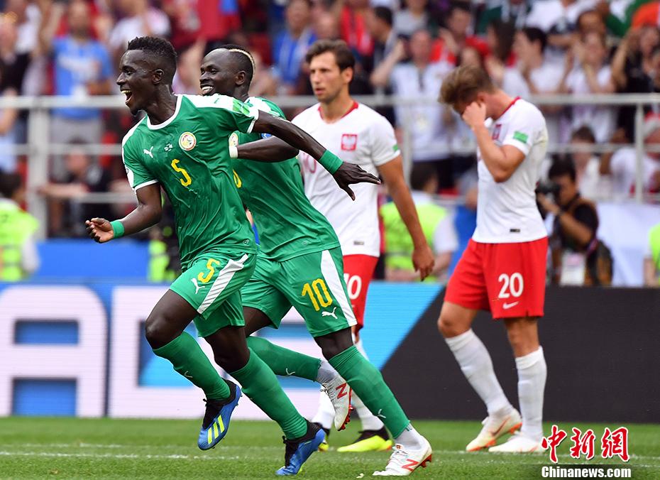 塞内加尔轻取波兰，萨内刷新纪录