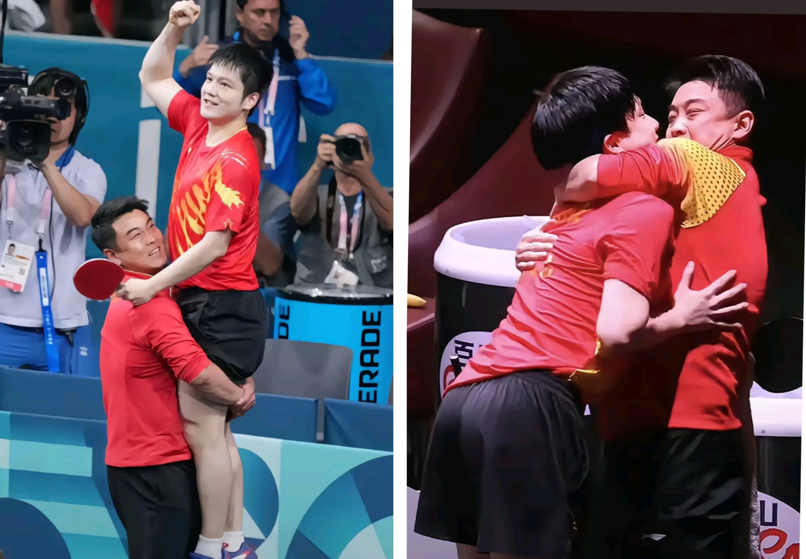 中国队碾压德国队，王皓高光表现